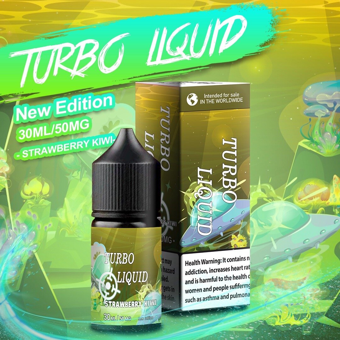 Tinh Dầu Turbo Liquid Dâu kiwi by Tokyo E Juice 50MG/30ML [SALTNIC]