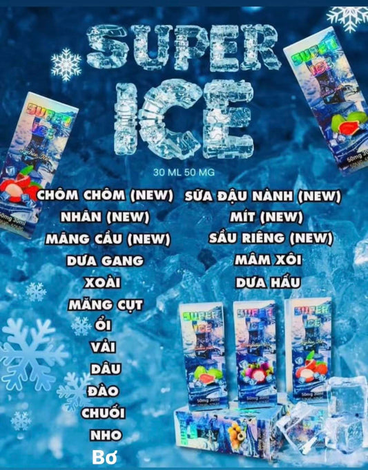 Tinh Dầu SUPER ICE 50MG/30ML [SALTNIC]