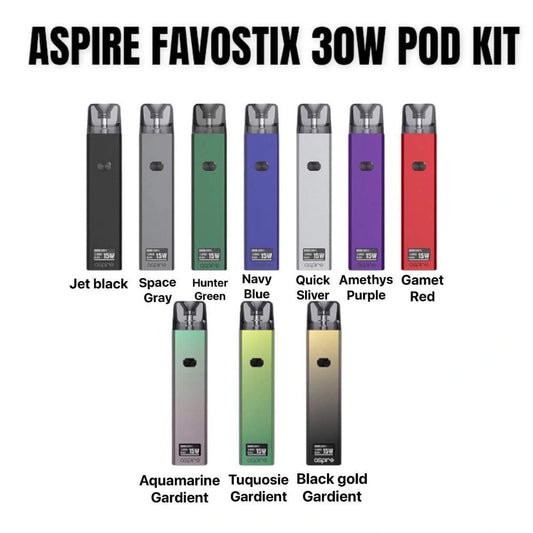 POD SYSTEM Aspire Favostix 30W Pod Kit (Đặc biệt : Khi mua máy tặng 1 dây đeo)